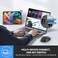 TECKNET Bluetooth Mouse, 4000DPI Wireless Mice for Laptop 2-in-1(BT 5.0/3.0+2.4Ghz) Computer Portable PC Mouse Wireless with USB Receiver for Mac (USB-A+Bluetooth), Black