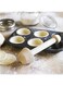 pastry tamper,DIY cake and pastry push rod, double-sided wooden egg tart tamper mold, pie and pastry dough tamper egg tart mold, kitchen party baking tools