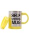 Stainless Steel Self Stirring Mug, Yellow