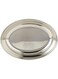 Raj Oval Stainless Steel Deep Serving Plate, Silver, 20 cm, ODP002, Soup Plate , Salad Plate, Dessert Plate