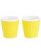 Les Artistes 3 fl.oz Corrugated Cups - Pantone 116 C, Set of 2
