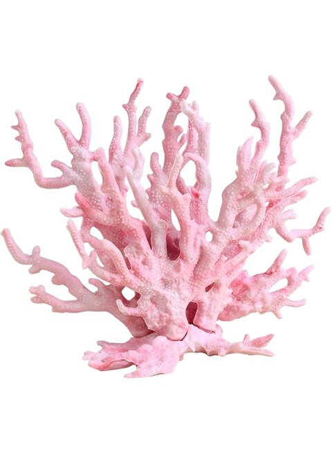 FLYGIRL Artificial Aquarium Coral Fish Tank Decorations Coral Reef Decor, Mini Faux Coral Decor Fish Tank Aquarium Ornament Aquarium Accessories for Aquarium Landscape(Pink)