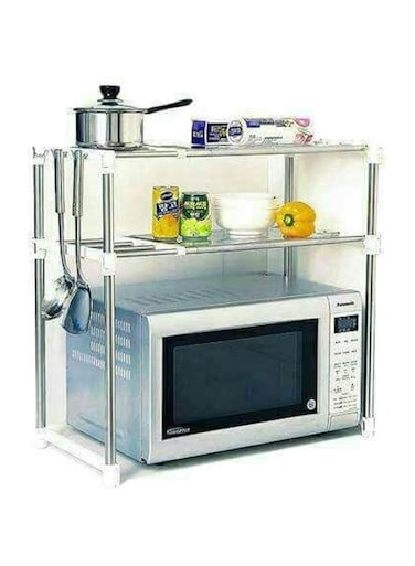 COOLBABY Kitchen microwave stand, Black, Microwave oven stand