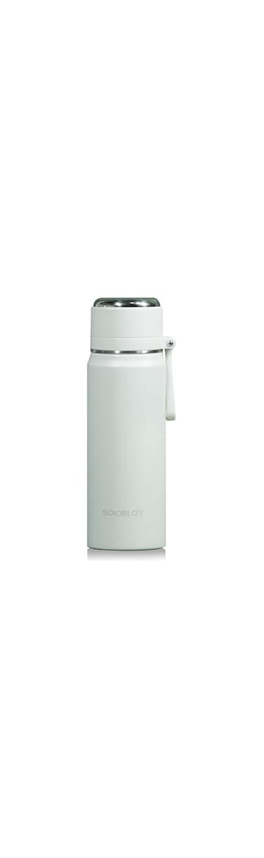SOIOBLQY Insulated Water Bottle-Stainless Steel Vacuum Coffee Cup with Handle,Flask Double Walled Sport Travel Mug with Leak-proof Lid,Keep Hot &amp; Cold 12 Hours BPA Free 450ml