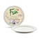 Fun Biodegradable Moulded Fiber Plates White 7inch 10 PCS