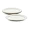 Fun Biodegradable Moulded Fiber Plates White 7inch 10 PCS