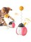 Okbuynow Interactive Cat Chasing Toys Kitten Excercise Toy With Catnip Squeaky Ball (Red), Cattoy02-Rd