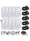 URbazaar 10PCS Cat Water Fountain Filters, Cat Fountain Filter Replacement for 108oz/3.2L &amp; 67oz/2L Cat Water Fountain, Pet Fountain Activated Carbon Replaced Filter