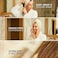 1CHASE 100% Cotton Terry Hair Towel Wrap &ndash; Quick Dry Magic Hair Drying Head Towel for Bath &amp; Shower, Super Soft &amp; Highly Absorbent Hair Wrap for Women &amp; Men (Grey)