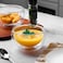 1CHASE Double Wall Borosilicate Salad, Pasta, Matcha, Rice, Soup Bowl, Hot And Cold Serving Bowls, Fruit Bowls, Set of 4 (100 ML)