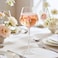 1CHASE Borosilicate Pink Champagne Glass with Rose Inside, 650ML Creative Wine Glass, Wedding Champagne Flute, Decorative Glass Cup for Parties, Dinners &amp; Special Occasions