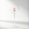 1CHASE Borosilicate Pink Champagne Glass with Rose Inside, 650ML Creative Wine Glass, Wedding Champagne Flute, Decorative Glass Cup for Parties, Dinners &amp; Special Occasions