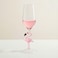 1CHASE Borosilicate Goblet Wine Glass with Flamingo Stem, 330ML Decorative Wine Glass, Heat Resistant Glassware for Red &amp; White Wine, Parties &amp; Gifting (1 Piece)