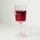 1CHASE Ribbed Glass with Butterfly Design, Decorative Wine Glasses, Set of 2, Elegant Stemmed Drinking Glasses for Wine, Cocktails, Parties