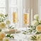 1CHASE Champagne Flute Glasses with Butterfly Design, 180ML Elegant Stemware Set of 2, Clear Glass Sparkling Wine &amp; Prosecco Glasses for Celebrations