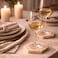 1CHASE Travertine Coasters Set of 4, Natural Marble Hexagon Drink Coasters, Absorbent Stone for Coffee Table, Dining Table &amp; Home D&eacute;cor