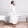 1CHASE Luxury Cotton Bathrobe Ultra Soft, 100% Cotton Shawl Collar Robe for Men &amp; Women, Hotel &amp; Home Comfort (UAE/KSA, Alpha, L, XL, Regular, Regular, WHITE)