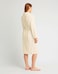 1CHASE Shawl Collar Bathrobe for Adults, Vanilla Off-White (S/M) &ndash; Luxury Cotton Hotel &amp; Spa Robe, Ultra Soft, Absorbent, Lightweight Unisex Dressing Gown