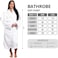 1Chase Luxury Cotton Bathrobe Ultra Soft, 100% Cotton Shawl Collar Robe for Men &amp; Women, Hotel &amp; Home Comfort (L/XL), Grey