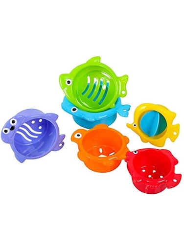 Bruin Sea Critter Cups (6 Count) - Multi Color