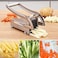 Heavy Duty Stainless Steel Potato Chipper with 2 Blade Sizes