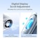 ISULIFE Portable Neck Fan Life5, 100 Speed 40000RPM Cooling, Mini Personal Handheld Wearable Waist Fan, 16H 4500mAh Battery with LED Display, Ultra-Lightweight in Outdoor, Travel, Jobsite Gifts- Blue