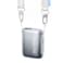 ISULIFE Portable Neck Fan Life5, 100 Speed 40000RPM Cooling, Mini Personal Handheld Wearable Waist Fan, 16H 4500mAh Battery with LED Display, Ultra-Lightweight in Outdoor, Travel, Jobsite Gifts- Blue