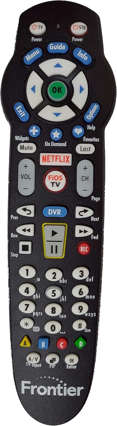 Frontier FiOS TV 2-Device Remote Control Will Work With Verizon FIOS Systems