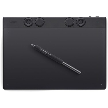 Wacom Intuos Pro Creative Drawing Pen Tablet 2025 (Medium) - Black (International Version)