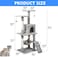 Cat Tree Tower for Indoor Cats &mdash; Multi-Level Cat Condo with 4 Sisal Scratching Posts, Cozy Hammock &amp; Condo House, Ladder &amp; Rest Platforms, Plush &amp; Stable Activity Center (120&times;49&times;39 cm, Grey)