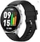 Amazfit  POP 3R Smart Watch With 1.43" AMOLED Display, BT Calling and AI Voice Assistance Smartwatch (Black Premium Strap, Free Size)