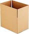 Duchic&trade; Pack of 10 Cardboard Moving Boxes,10kg Capacity, Brown, Corrugated, Recyclable,Brown Carton for Packaging, Shipping and Storage, 3 ply (45X32X23 CM)