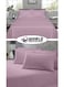 3 Piece Super King Pink Striped Bed Sheet Set &ndash; Ultra-Soft Microfiber Sheet with 2 Pillowcases, Luxury Bedding for Home &amp; Hotel