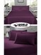 3 Piece Super King Purple Striped Bed Sheet Set &ndash; Ultra-Soft Microfiber Sheet with 2 Pillowcases, Luxury Bedding for Home &amp; Hotel