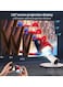 Portable 1080P Smart Projector with Android 11 &ndash; 5G WiFi, 130&Prime; Display, 4K Support, Built-in Speakers for Indoor &amp; Outdoor Use