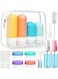 16-Piece Leak-Proof Travel Bottle Set &ndash; Refillable Silicone Toiletry Containers with Waterproof Bag, TSA Approved