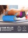 EVA Foam Roller for Yoga &amp; Deep Tissue Massage &ndash; High-Density Muscle Recovery Roller (Blue)