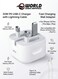 20W PD USB-C Fast Charger with Type-C to Lightning Cable &ndash; Compact Wall Adapter for iPhone &amp; iPad