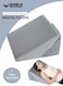 Adjustable Memory Foam Wedge Pillow &ndash; 7 Incline Positions with Breathable Cover for Pain Relief &amp; Recovery (Grey)