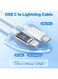 USB-C to Lightning Fast Charging Cable 1M, High-Speed Charge &amp; Data Sync Cable for iPhone 14/13/12/11 Pro Max, XS, XR, X, 8, 7, 6, SE &amp; iPad (White)