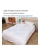 4 PCS Disposable Bed Sheet Set Travel Bedding Kit, Breathable Lightweight Non-Woven Fabric, 1 Quilt Cover + 1 Sheet + 2 Pillowcases (White)