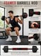40KG Adjustable Dumbbell &amp; Barbell Set, 2-in-1 Home Gym Weight Set with Connecting Rod &amp; Non-Slip Grip for Full Body Training