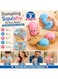Dumpling Squishy Sensory Squeeze Toy Pack of 2, Soft Slow Rising Stress Relief Fidget Toys for Kids &amp; Adults, Blue &amp; Pink