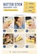 Butter Stick Squishy Toy Pack of 1, Soft Slow Rising Stress Relief Squeeze Fidget Sensory Toy Pocket Size