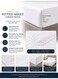 3-Piece Printed Microfiber Fitted Bedsheet Set Queen Size with 2 Pillow Covers, Chevron Print, Deep Pocket, Breathable &amp; Fade Resistant