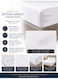 3-Piece Printed Microfiber Fitted Bedsheet Set King Size with 2 Pillow Covers, Chevron Print, Deep Pocket, Breathable &amp; Fade Resistant