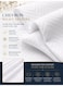 3-Piece Printed Microfiber Flat Bedsheet Set Queen Size with 2 Pillow Covers, Chevron Print, Ultra Soft, Breathable &amp; Fade Resistant
