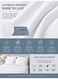 6-Piece Printed Microfiber Bedsheet Set Queen Size with Chevron Print Fitted Sheet, Flat Sheet &amp; 4 Pillow Covers, Deep Pocket &amp; Hotel Quality Comfort