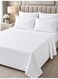 6-Piece Printed Microfiber Bedsheet Set Queen Size with Chevron Print Fitted Sheet, Flat Sheet &amp; 4 Pillow Covers, Deep Pocket &amp; Hotel Quality Comfort