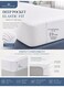 3-Piece Printed Microfiber Fitted Bedsheet Set Single Size with 2 Pillow Covers, Mini Check Print, Deep Pocket, Breathable &amp; Fade Resistant